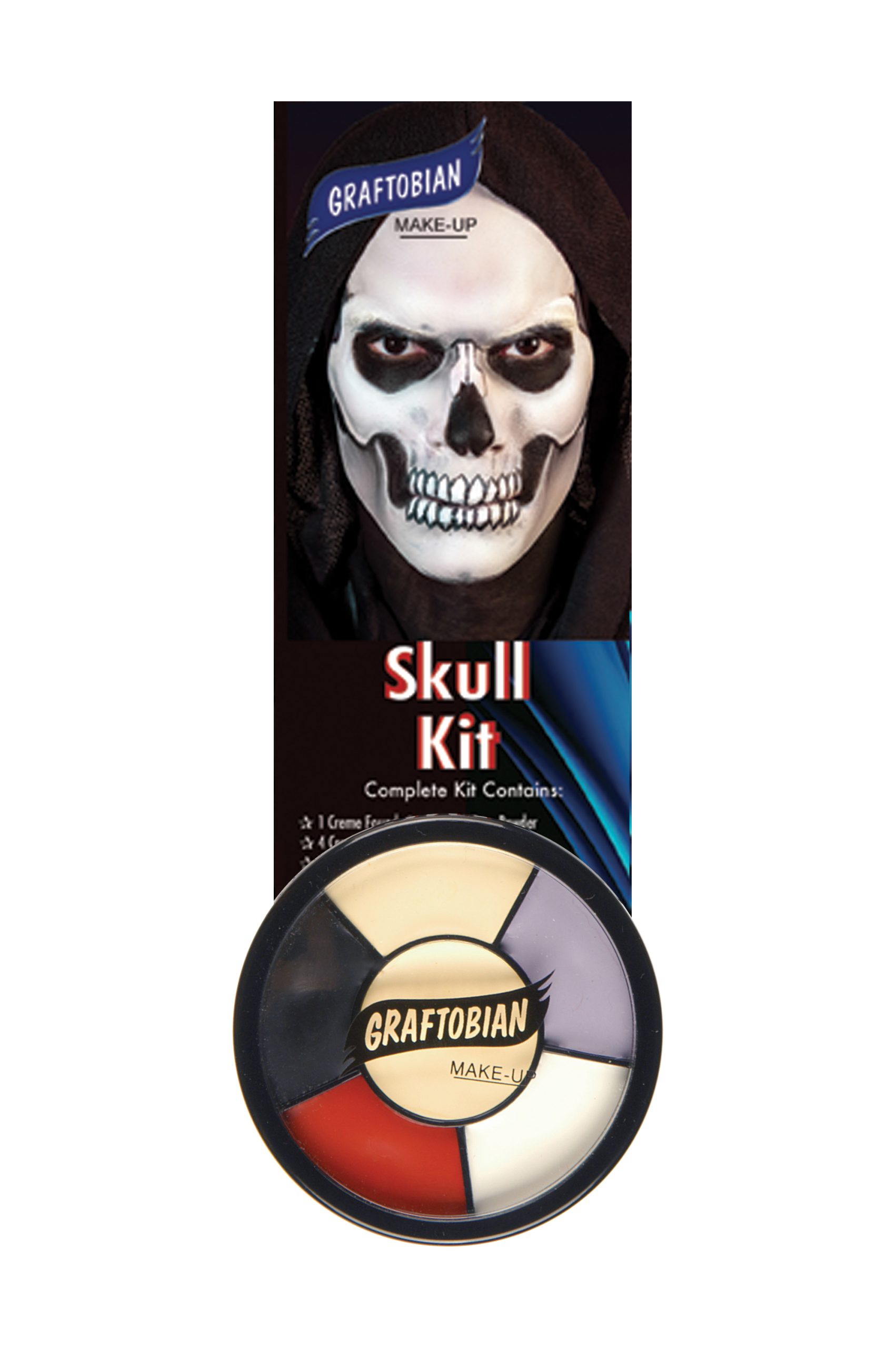 Graftobian Theatrical Creme Character Wheels with Instruction Sheet