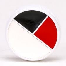 Ben Nye Character Makeup Wheel- Red White & Black WK-51