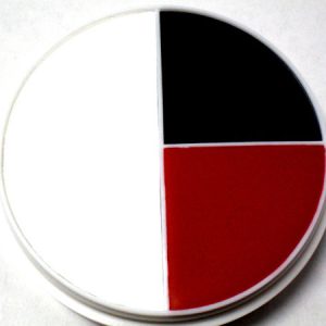 Professional Color Wheel- Red White & Black