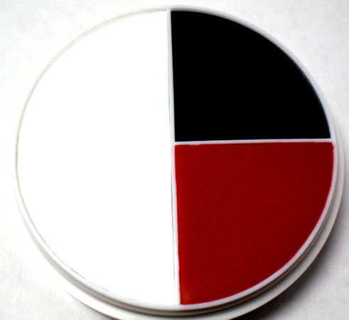 Professional Color Wheel- Red White & Black